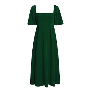 Hill House Home Matilda Dress — Botanical Garden Crepe (XL)